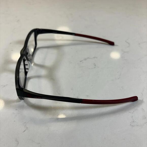 Oakley OX 8039-0553 Chamfer Eyeglasses Glasses Gray Pavement Red 53mm - Picture 5 of 9